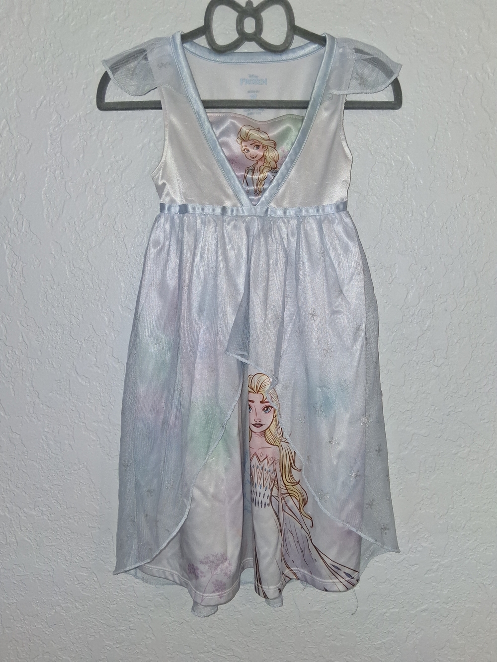 Disney Frozen Elsa Girls Fantasy Nightgown Size 2T